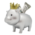 Crown Silver Pig