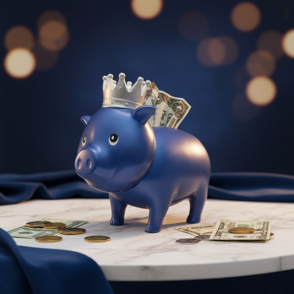 Cochon Bleu Couronne