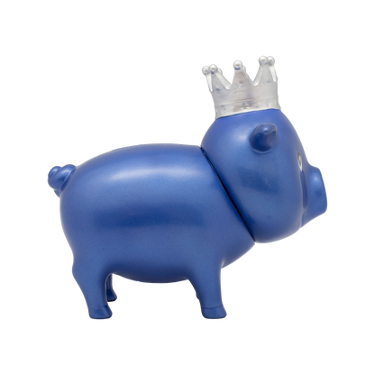 Crown Blue Pig