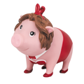 Schwein Pin Up