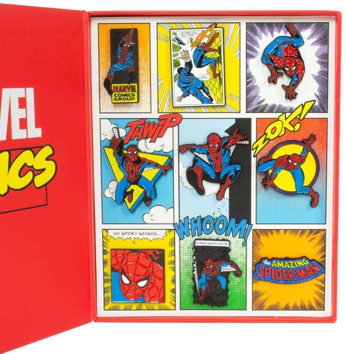 Pin’s Spiderman Retro box set