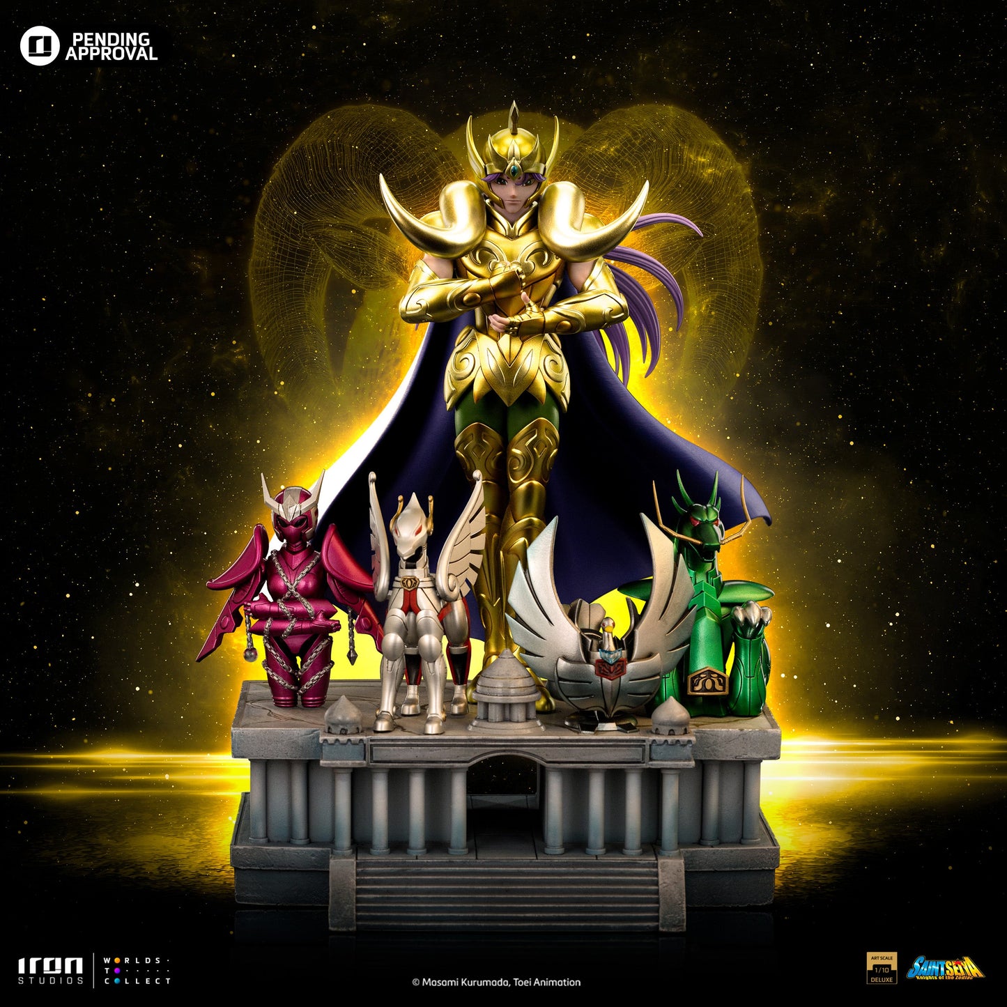Aries Mu Statue - Saint Seiya - Deluxe Art Scale 1/10 - Iron Studios