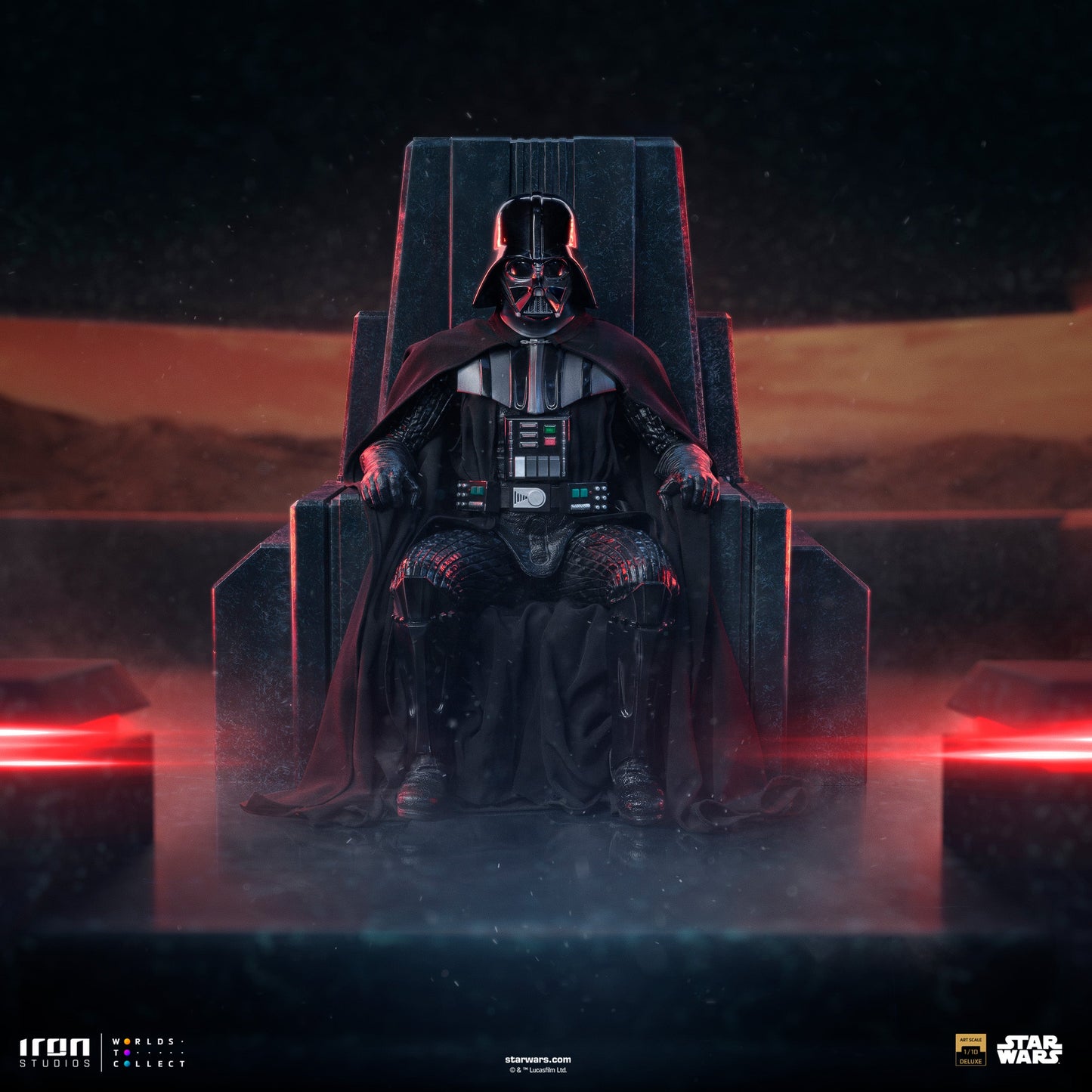 Statue Darth Vader on Throne - Star Wars: Obi-Wan Kenobi Series - Art Scale 1/10