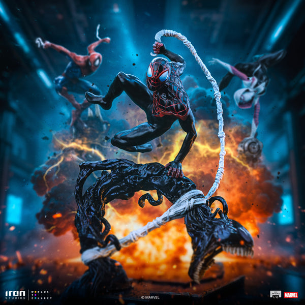 Miles Morales Statue - Spider-Man vs Villains Diorama - BDS Art Scale 1/10 - Marvel Comics