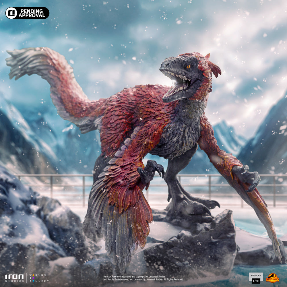 Pyroraptor Statue - Jurassic World: Dominion - Art Scale 1/10 - Iron Studios