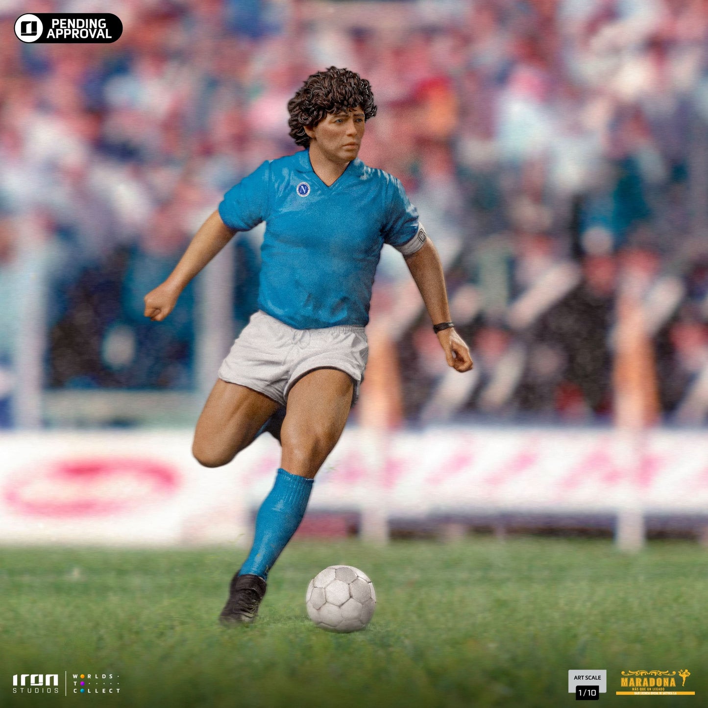 Diego Maradona Statue (Napoli Version) - Art Scale 1/10 - Iron Studios