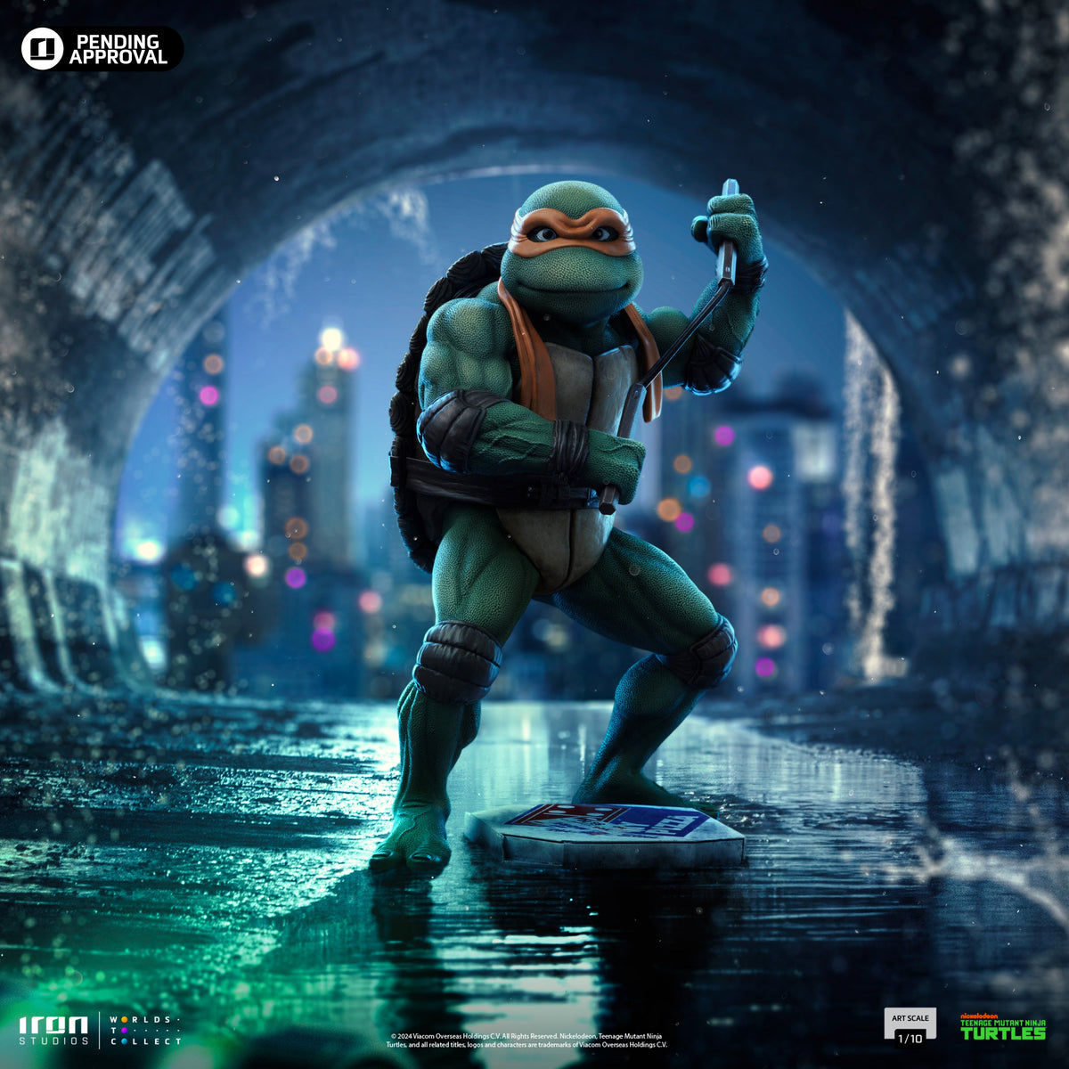 Michelangelo Statue - TMNT Movie - Art Scale 1/10 - Teenage Mutant Ninja Turtles
