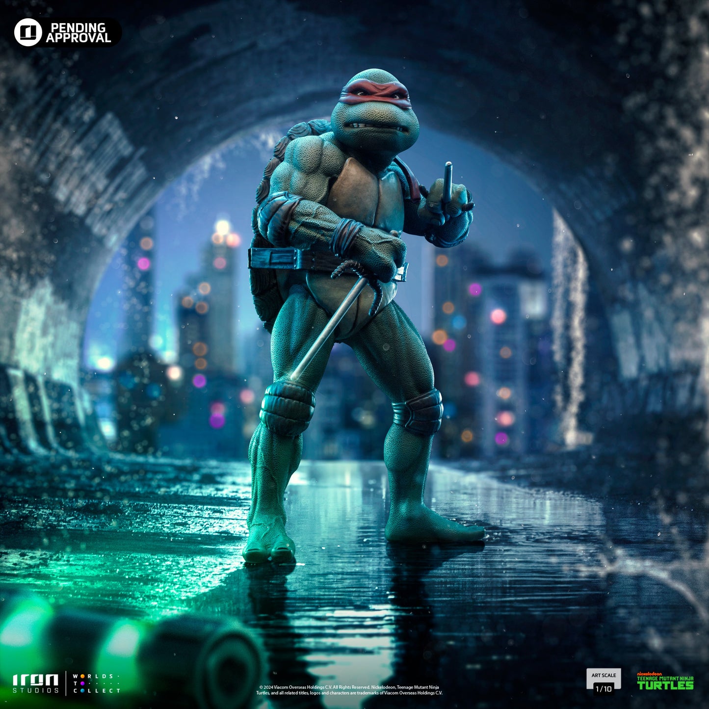 Raphael Statue - TMNT Movie - Art Scale 1/10 - Iron Studios