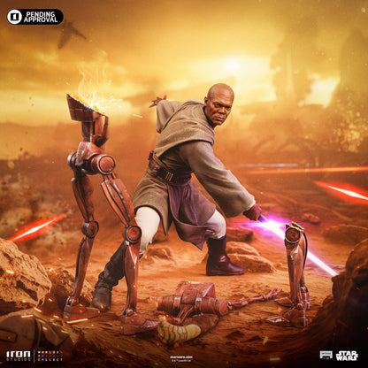 Mace Windu Statue - Star Wars - Art Scale 1/10 - Iron Studios
