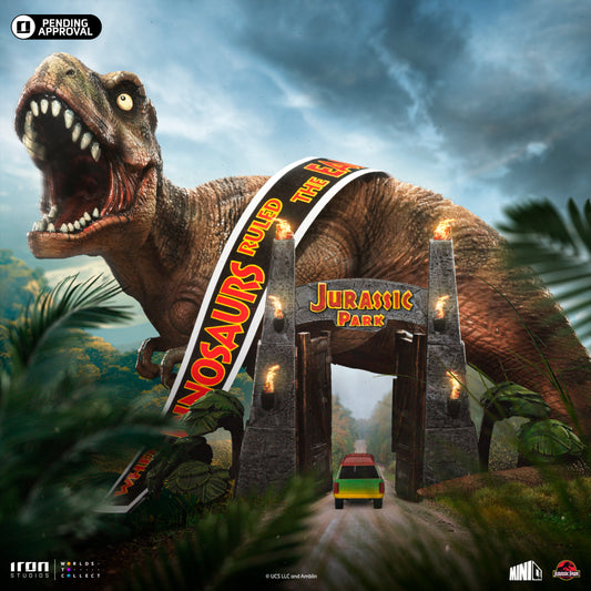 Deluxe T-Rex Statue - Jurassic Park - Minico - Iron Studios