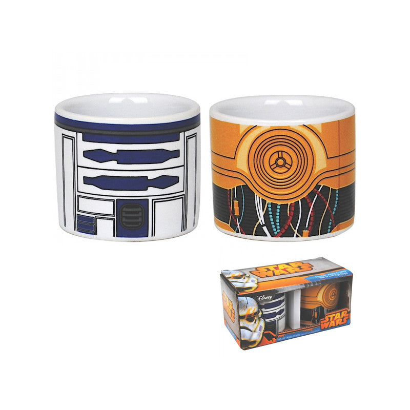 Star Wars egg cups - R2D2 and C3PO