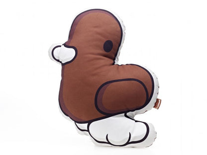 Brown duck cushion