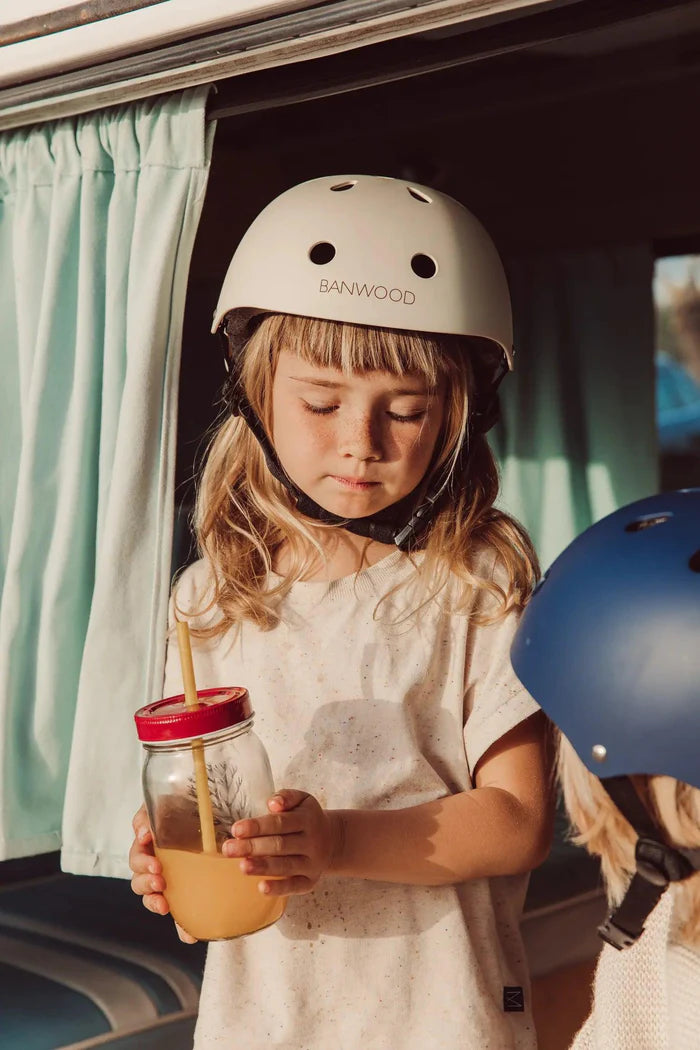 Casque Enfant – Crème Mat