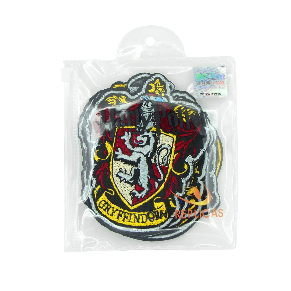 Set of 6 Deluxe Harry Potter Patches – Hogwarts Houses and Deathly Hallows