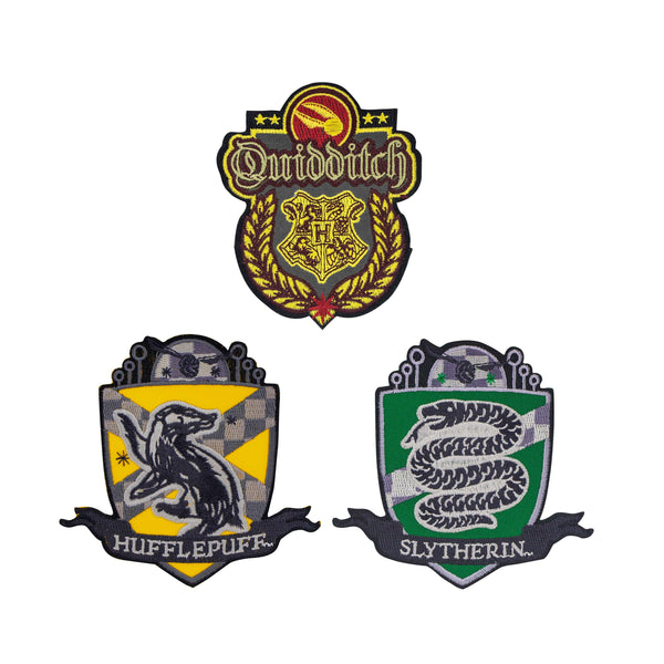 Hogwarts Deluxe Quidditch 3-Patch Set