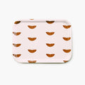 CROISSANT Peach Rectangular Serving Tray - 27x20 cm