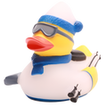 Blauwe skiënde eend