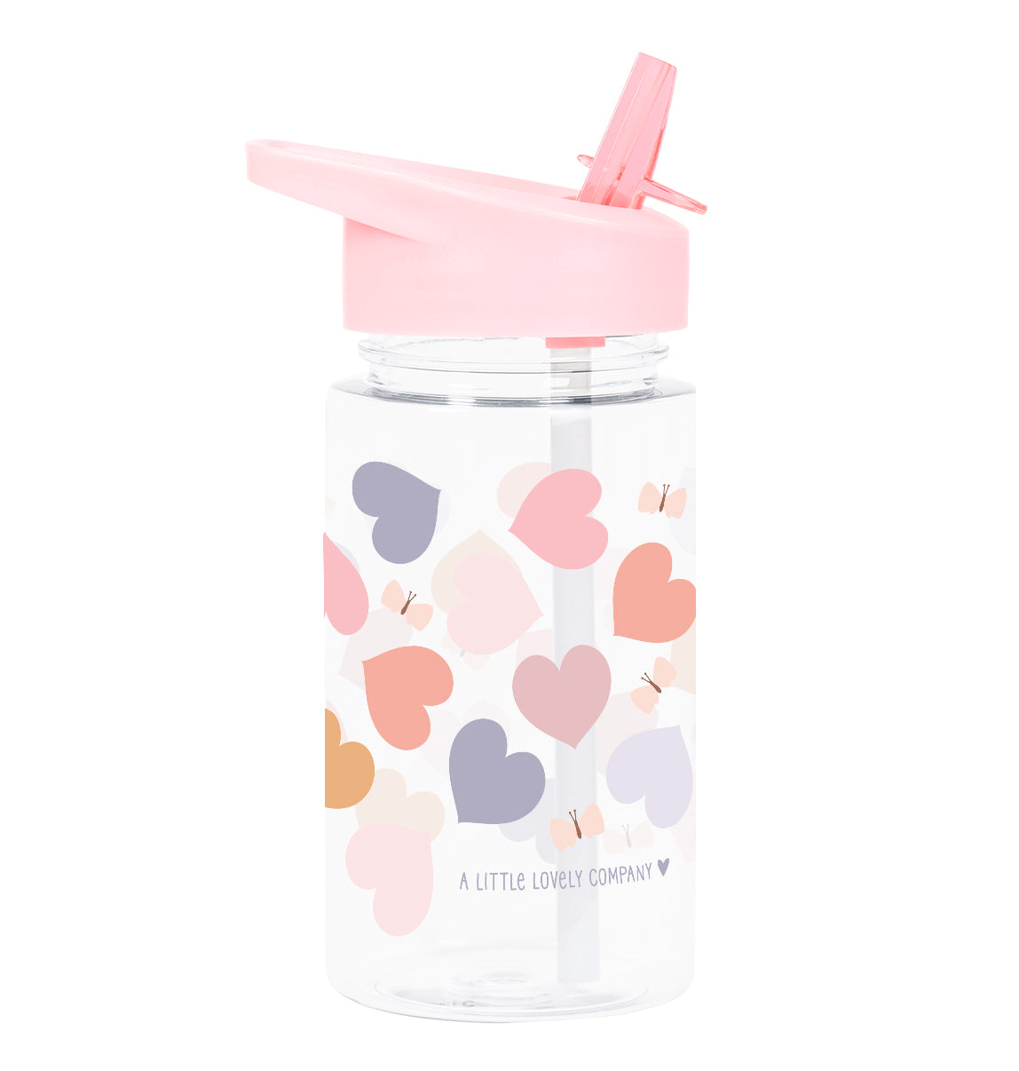 Gourde enfant - Cœurs – vue 4 – A Little Lovely Company