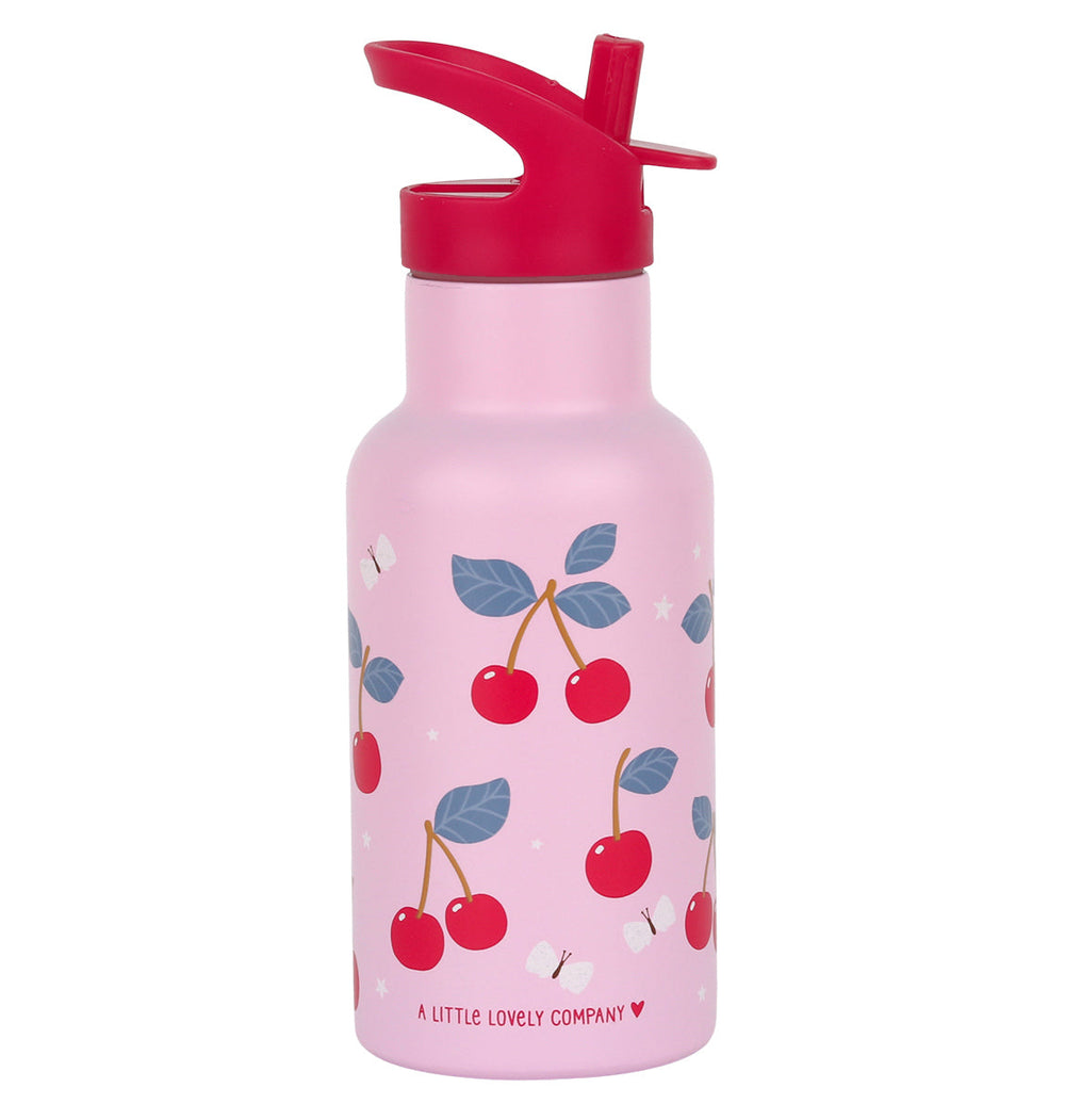 Gourde enfant en inox - Cerises