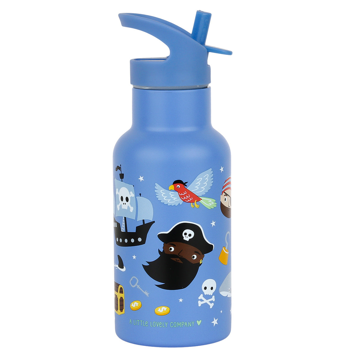 Gourde enfant en inox - Pirates – vue 4 – A Little Lovely Company