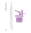 Kit bouchon, paille et goupillon - Jardin fleuri