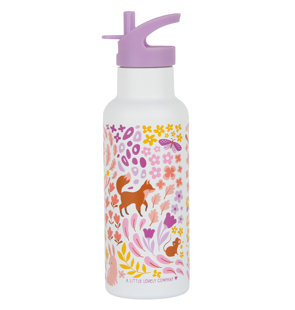 Gourde XL en inox - Jardin fleuri – vue 4 – A Little Lovely Company