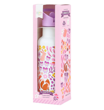 Gourde XL en inox - Jardin fleuri – vue 7 – A Little Lovely Company
