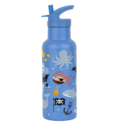 Gourde XL en inox - Pirates – vue 3 – A Little Lovely Company