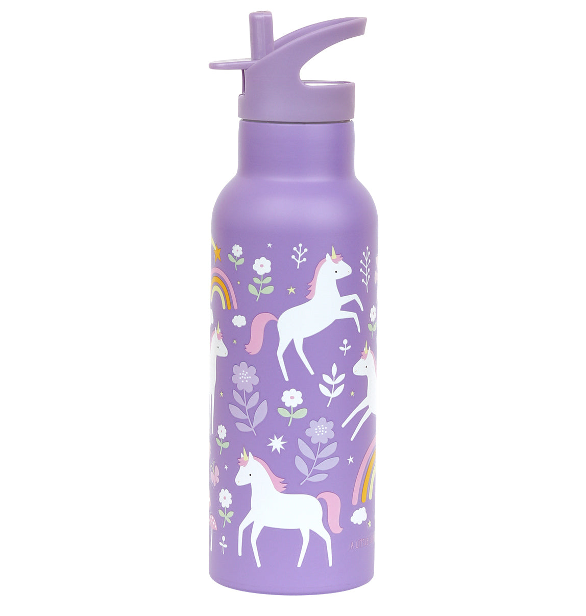 Gourde XL en inox - Unicorn Dreams – vue 4 – A Little Lovely Company