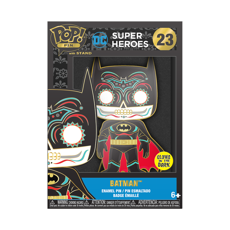 Knal! Pin Batman (Dia De Los DC) (gloed)
