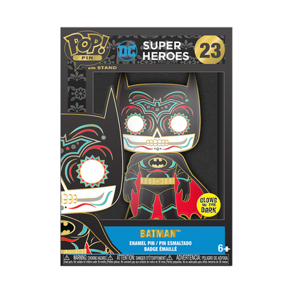 pop pin batman dia de los dc glow 23