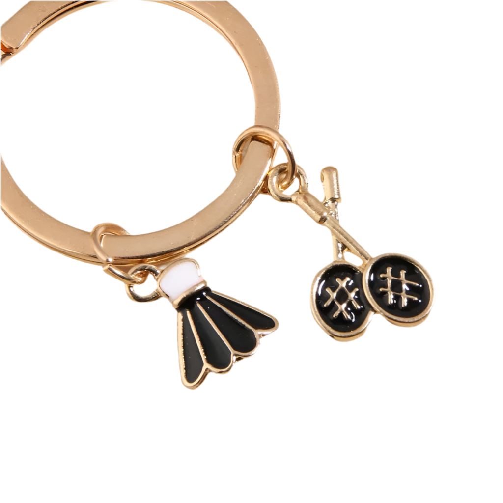 Badminton keychain