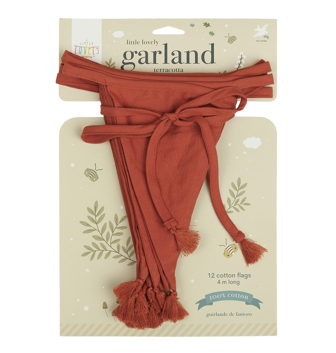 Guirlande décorative en coton - Terracotta – A Little Lovely Company