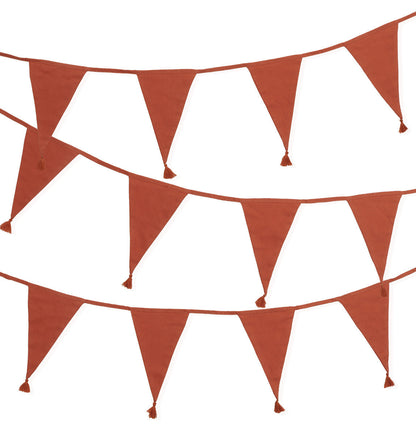 Guirlande décorative en coton - Terracotta – vue 6 – A Little Lovely Company