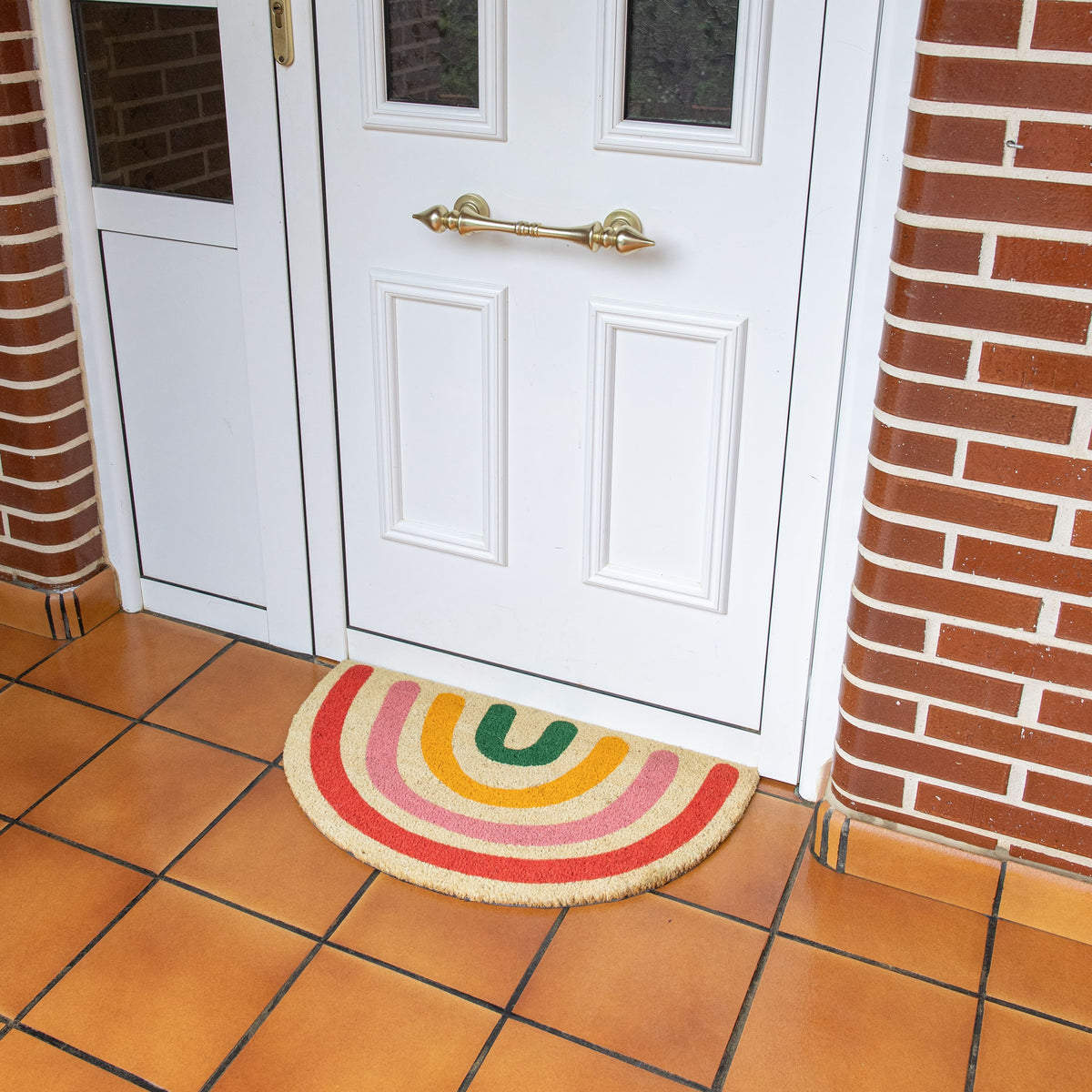 Rainbow doormat