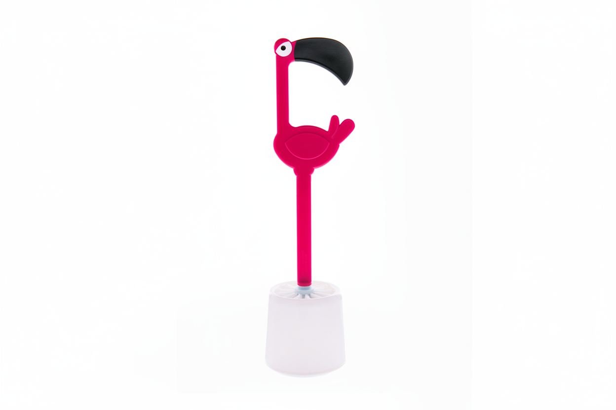 Roze Flamingo Toiletborstel