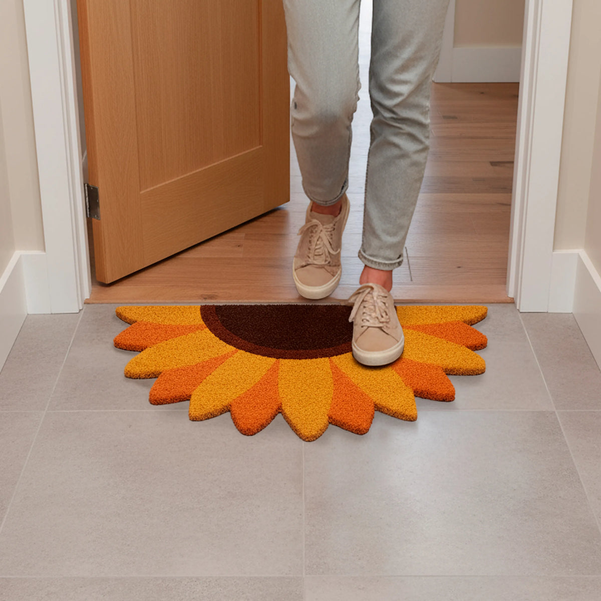 Sunflower doormat
