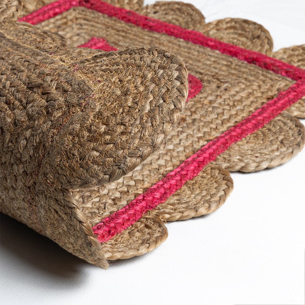 Paillasson en Jute – Rose – Fisura – vue 2