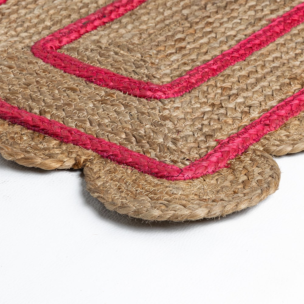 Paillasson en Jute – Rose – Fisura – vue 3