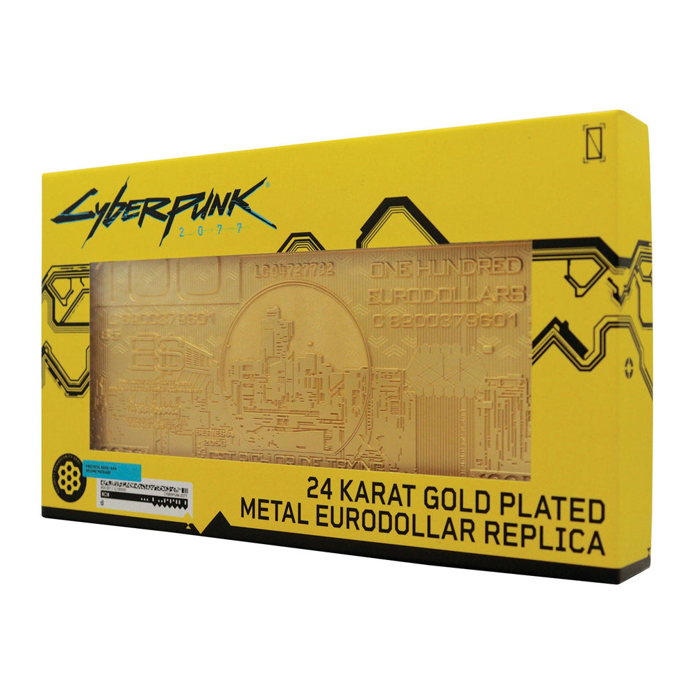 Cyberpunk 2077 Collector's Replica - 24k Gold Plated Metal Eurodollar