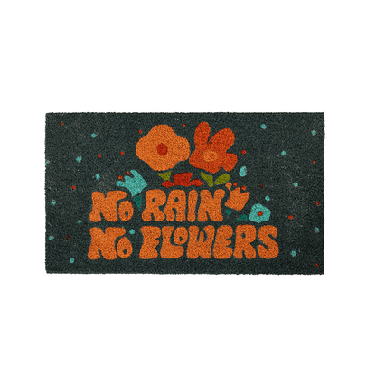 Paillasson « No rain no flowers » – Fisura