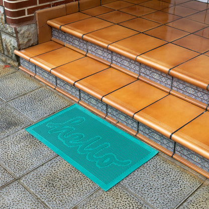 Paillasson en Caoutchouc « Hello » Vert – Fisura – vue 2