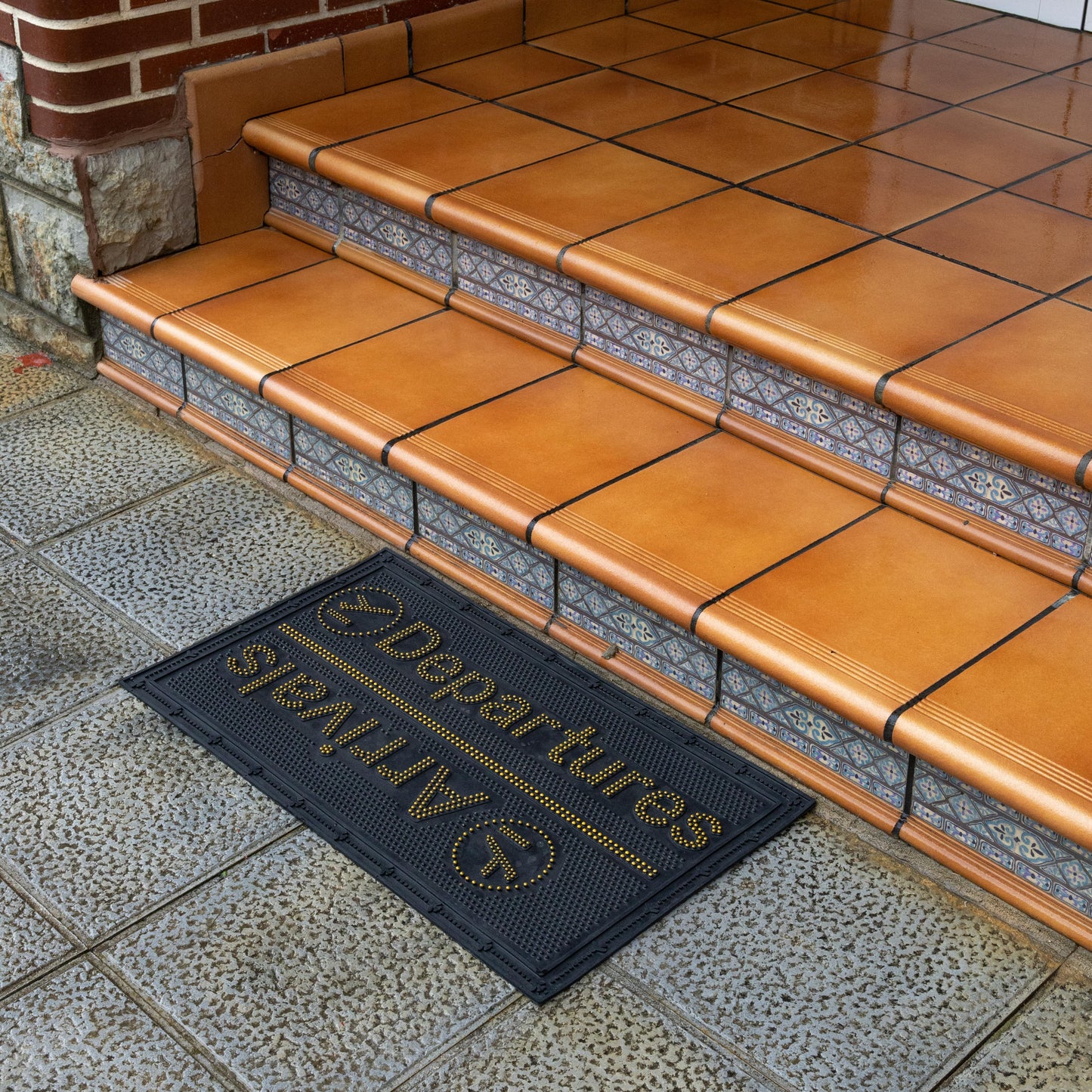 Paillasson en Caoutchouc « Arrivals/Departures » – Fisura – vue 3