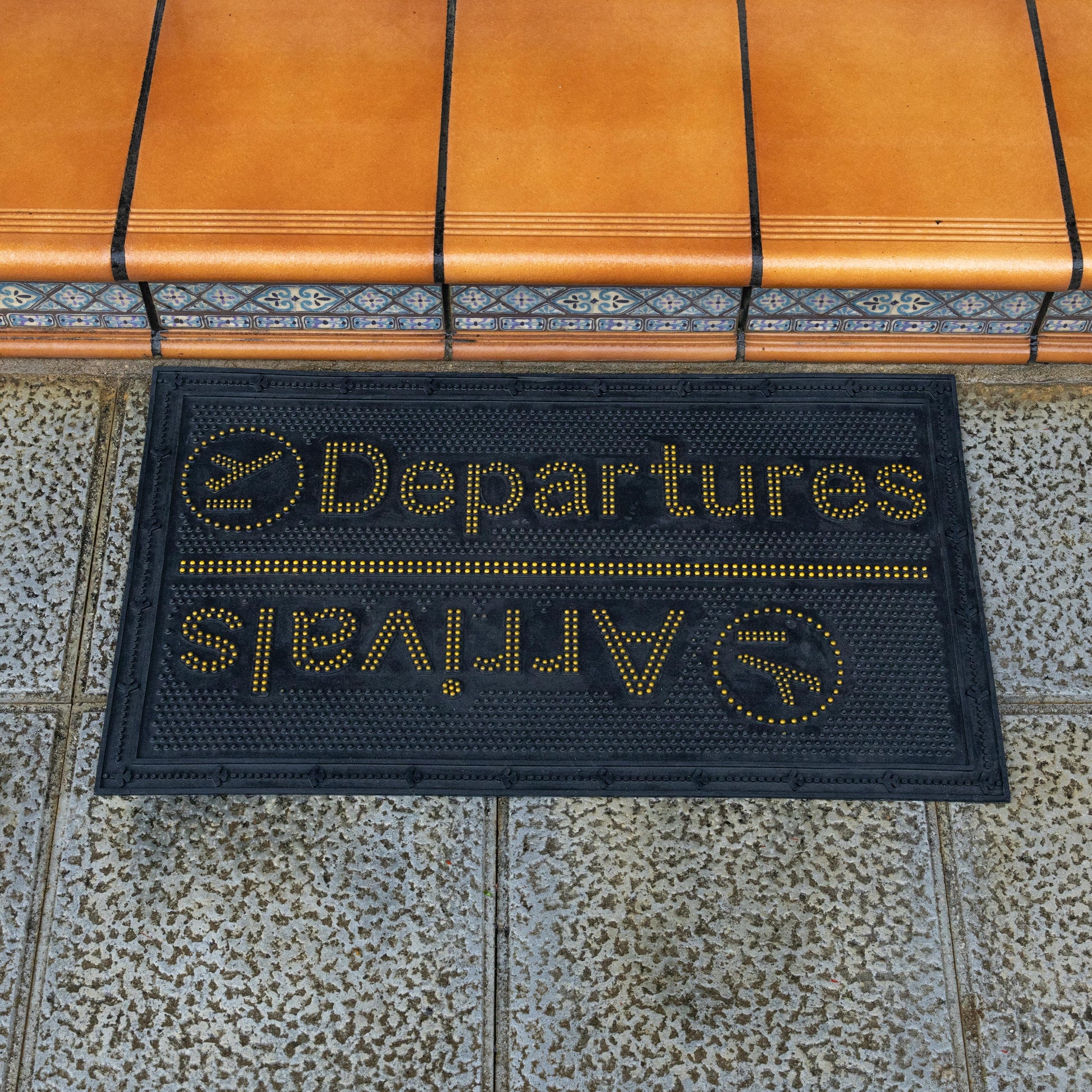 Paillasson en Caoutchouc « Arrivals/Departures » – Fisura – vue 2