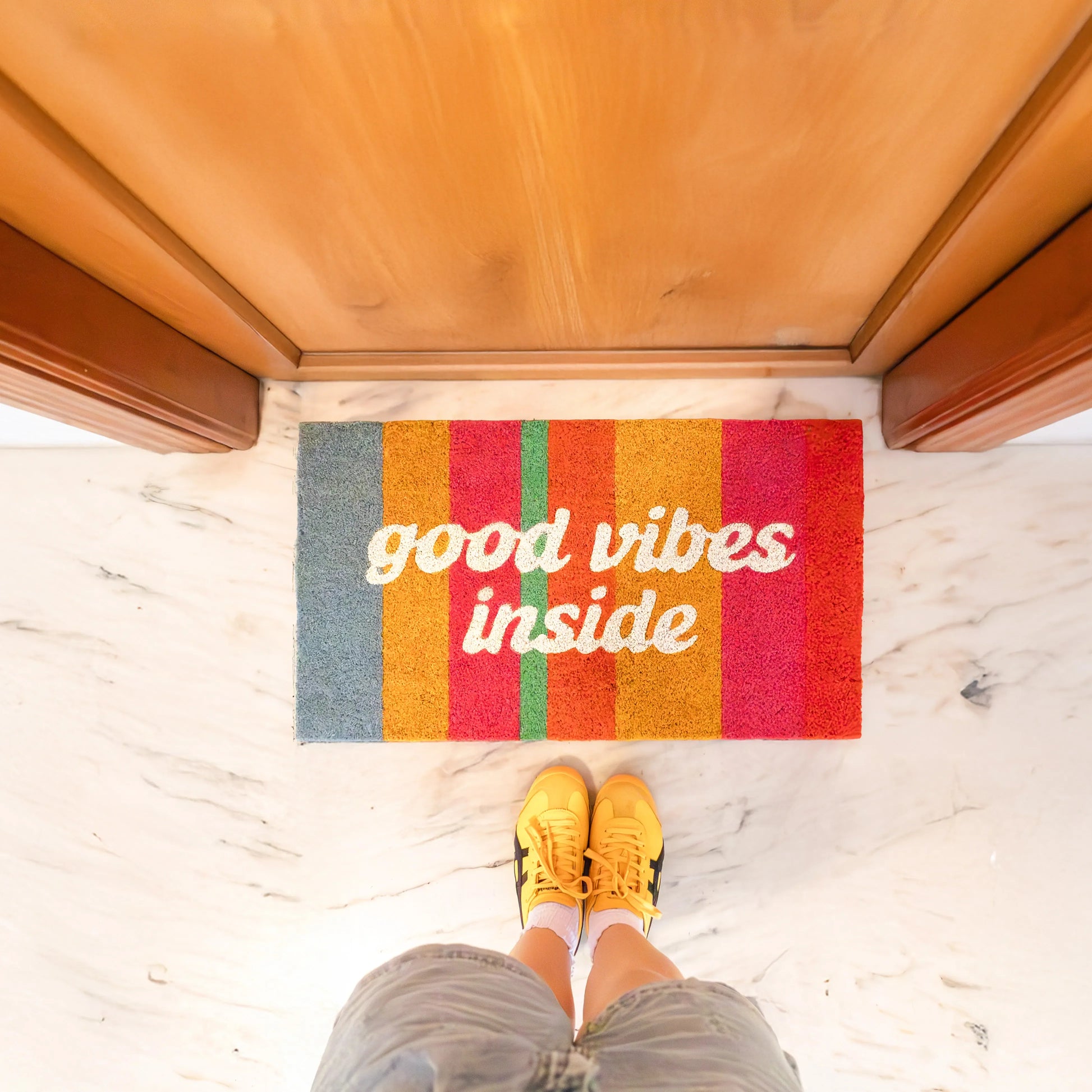 Paillasson « Good vibes inside » – Fisura – vue 2