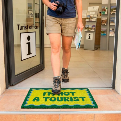 Paillasson « I´m not a tourist » – Fisura – vue 4