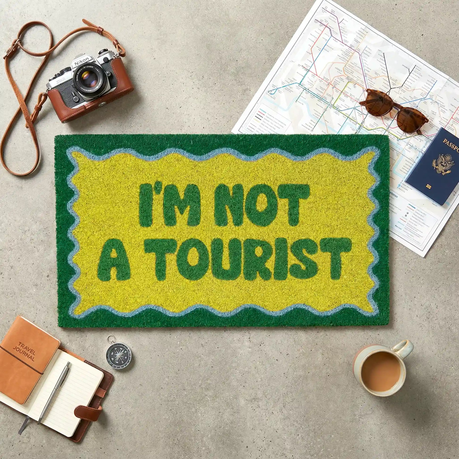 Paillasson « I´m not a tourist » – Fisura – vue 6