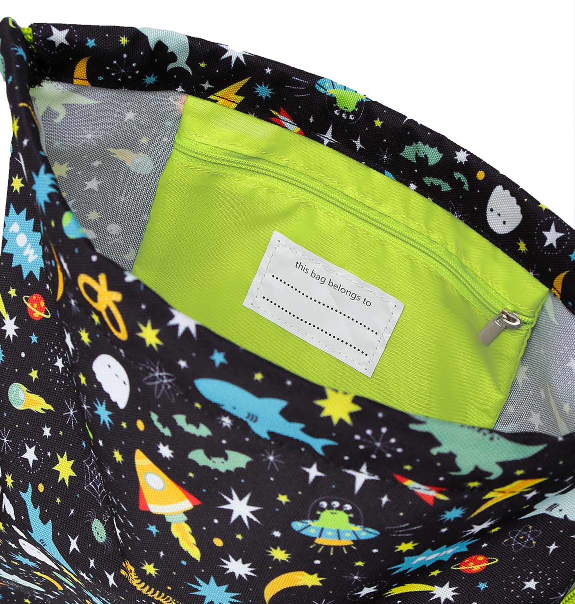 Sac à cordons enfant - Galaxie – vue 5 – A Little Lovely Company