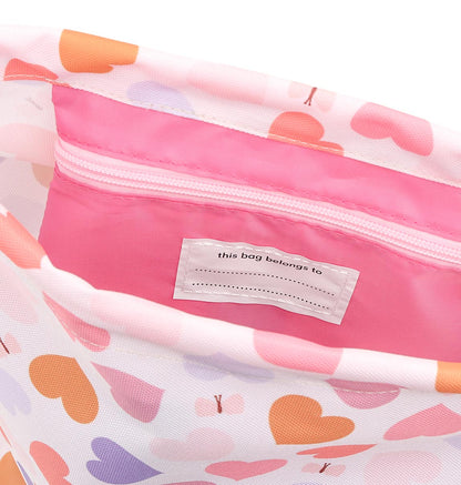 Sac à cordons enfant - Cœurs – vue 4 – A Little Lovely Company