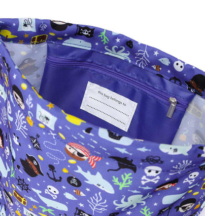 Sac à cordons enfant - Pirates – vue 5 – A Little Lovely Company